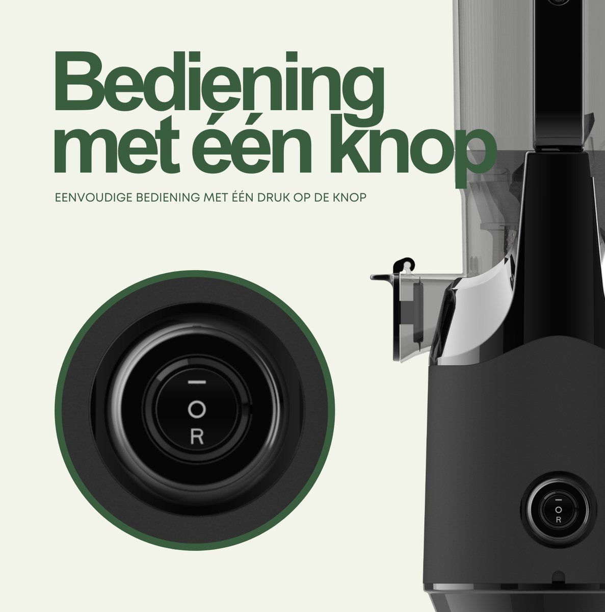 Slowjuicer XL - Anti Drup - Anti Oxidatie - Extra Sterk - XL Trechter