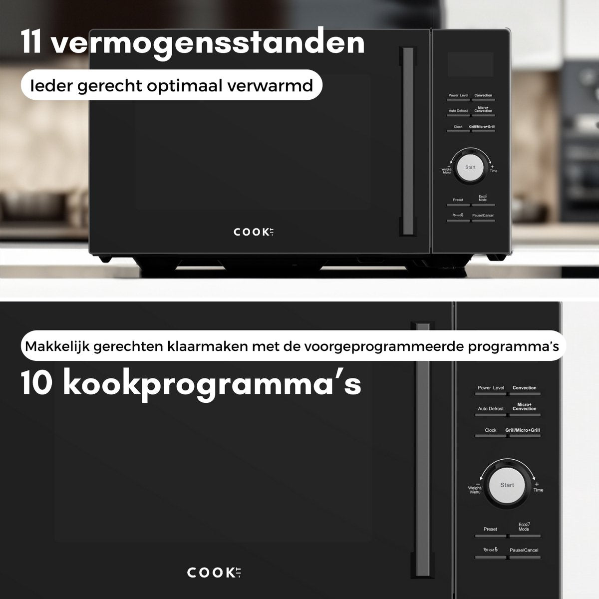 Combi Magnetron Vrijstaand 25L - Heteluchtoven en Grill