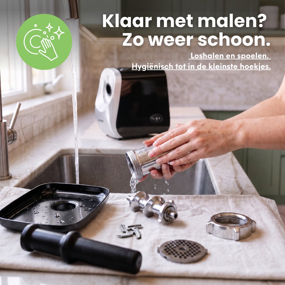 COOK-IT Elektrische Vleesmolen