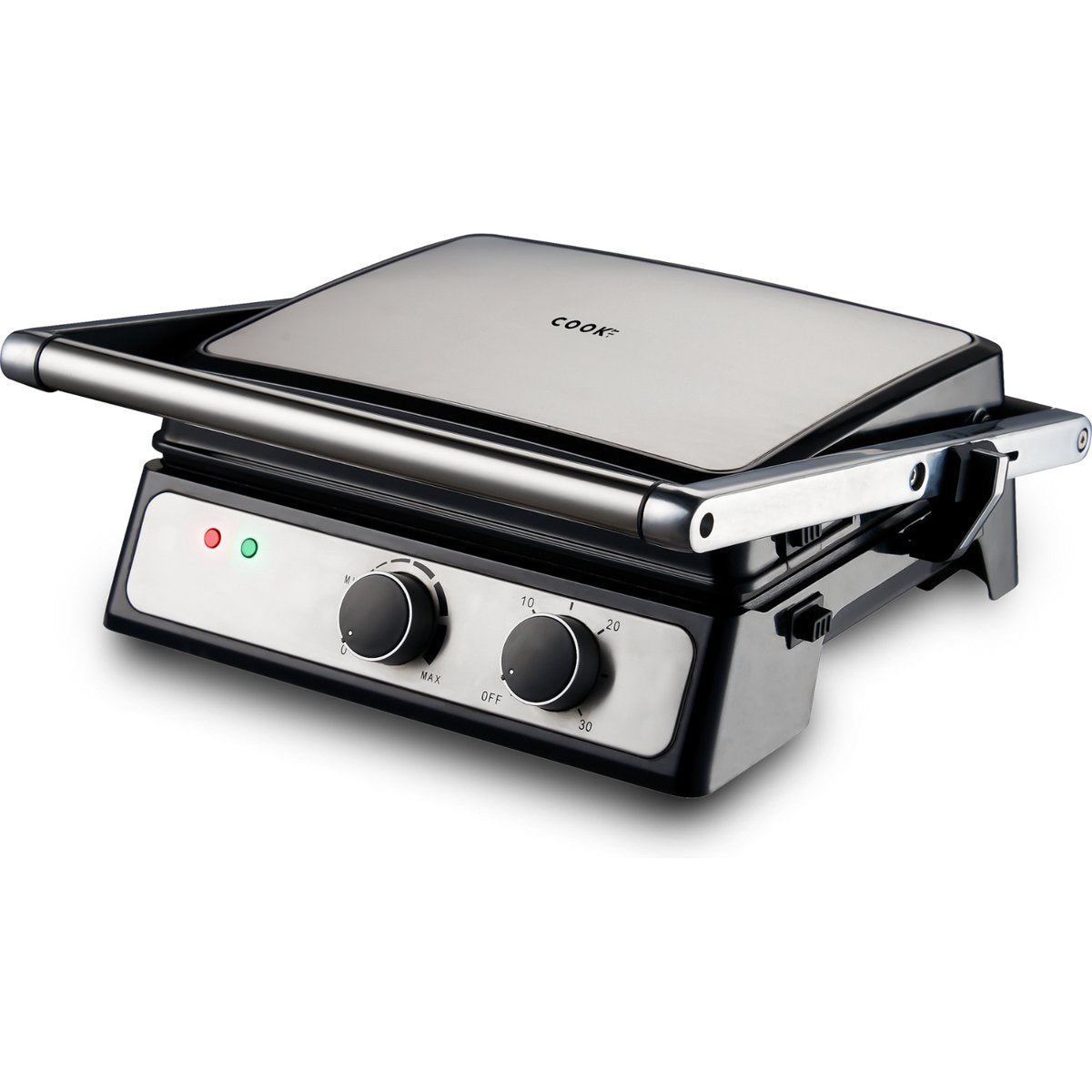 Tosti apparaat XL - Grill apparaat 180 °C - Uitneembare platen - Timer & Temperatuur Instelbaar