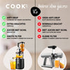 COOK-IT Slowjuicer XL - Maak de zuiverste vitaminesapjes!