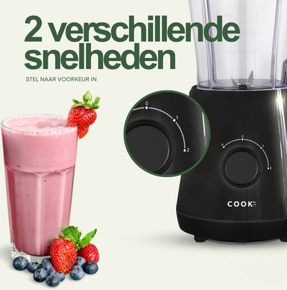 COOK-IT Blender - 1.5 Liter - Smoothie Maker - 500W