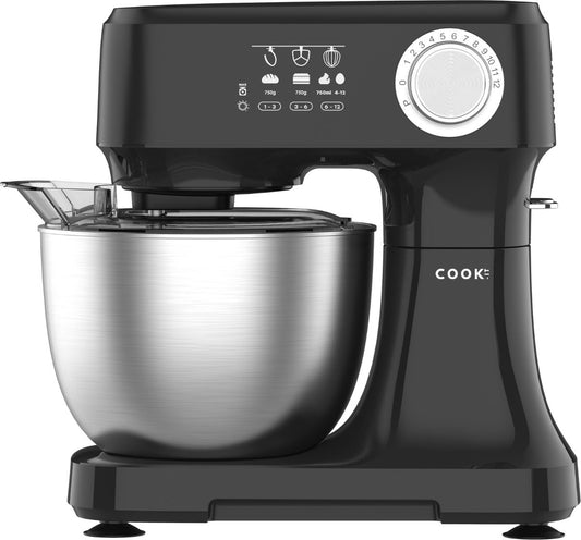 Keukenmachine - Keukenrobot - Foodprocessor met 12 Standen - Keukenmixer met RVS kom - 3.5L