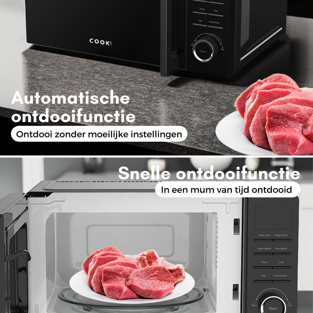 Vrijstaande Magnetron - 20L - 11 Sterktes - 8 Kookprogamma's - Nieuw Model - Microwave