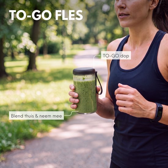 Groene smoothie onderweg in de COOK-IT to-go blender