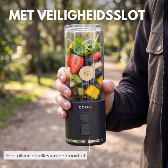COOK-IT draagbare blender met veiligheidsslot