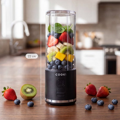 COOK-IT blender 22 cm hoog met vers fruit