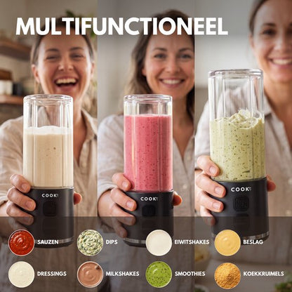 COOK-IT blender multifunctioneel voor smoothies, sauzen en dips