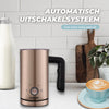 COOK-IT Luxury - Melkopschuimer Elektrisch - Roestvrijstaal - 4 in 1