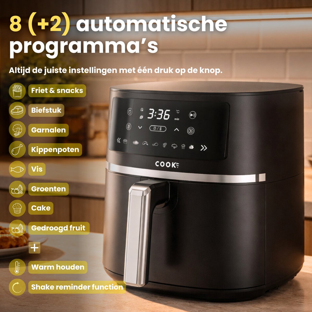 COOK-IT Airfryer 6L XL