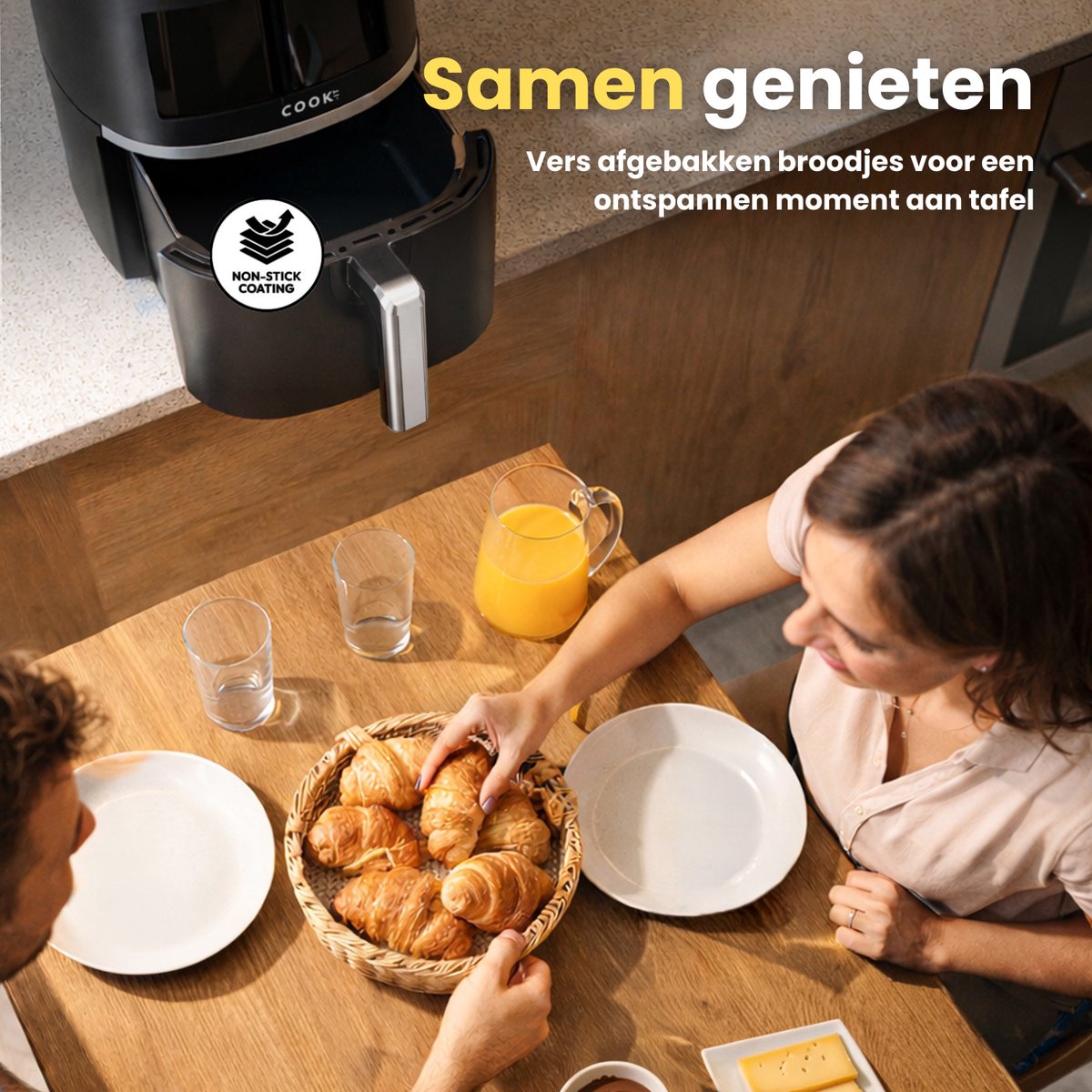 COOK-IT Airfryer 6L XL