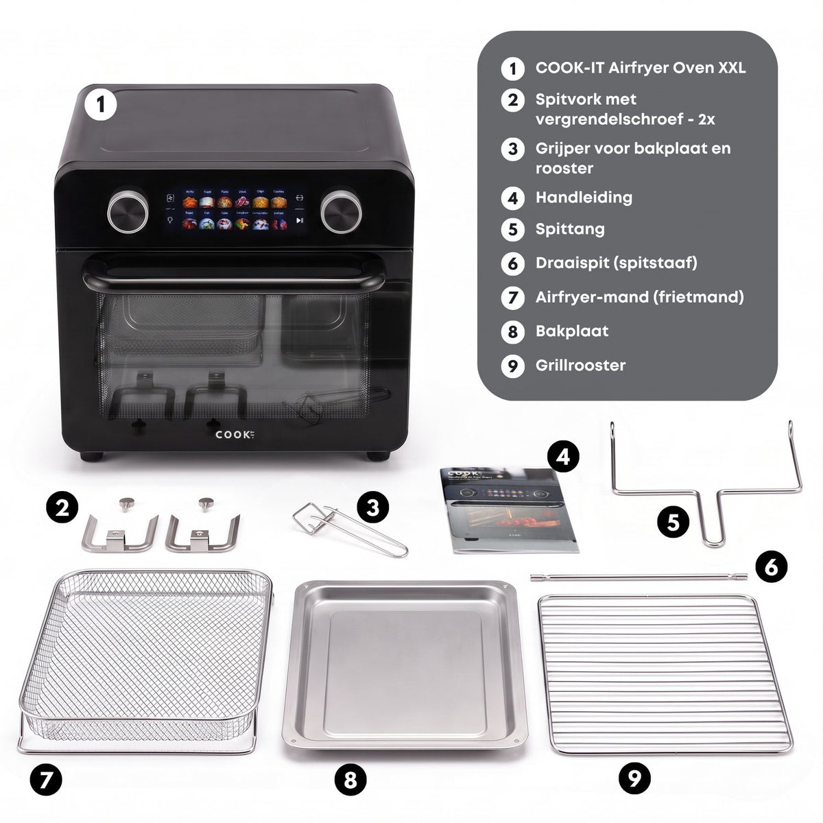 COOK-IT Airfryer Oven 25L