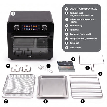 COOK-IT Airfryer Oven 25L