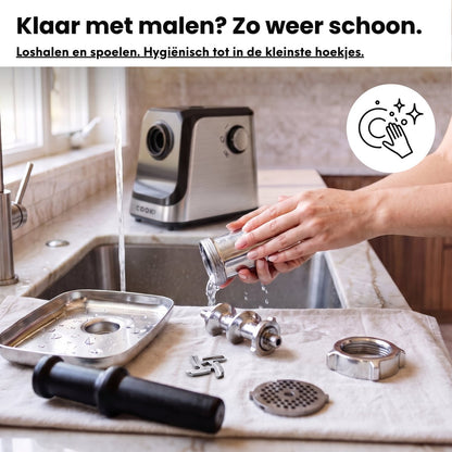 COOK-IT Elektrische Vleesmolen PRO