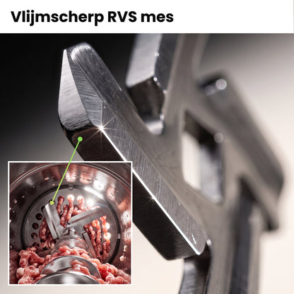 COOK-IT Elektrische Vleesmolen PRO