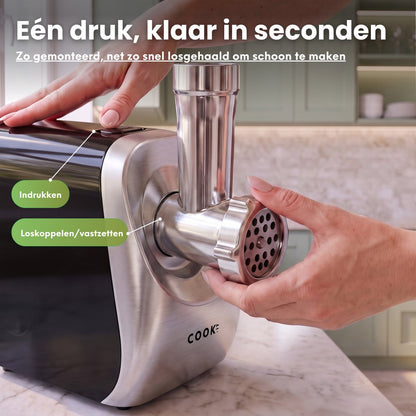 COOK-IT Elektrische Vleesmolen