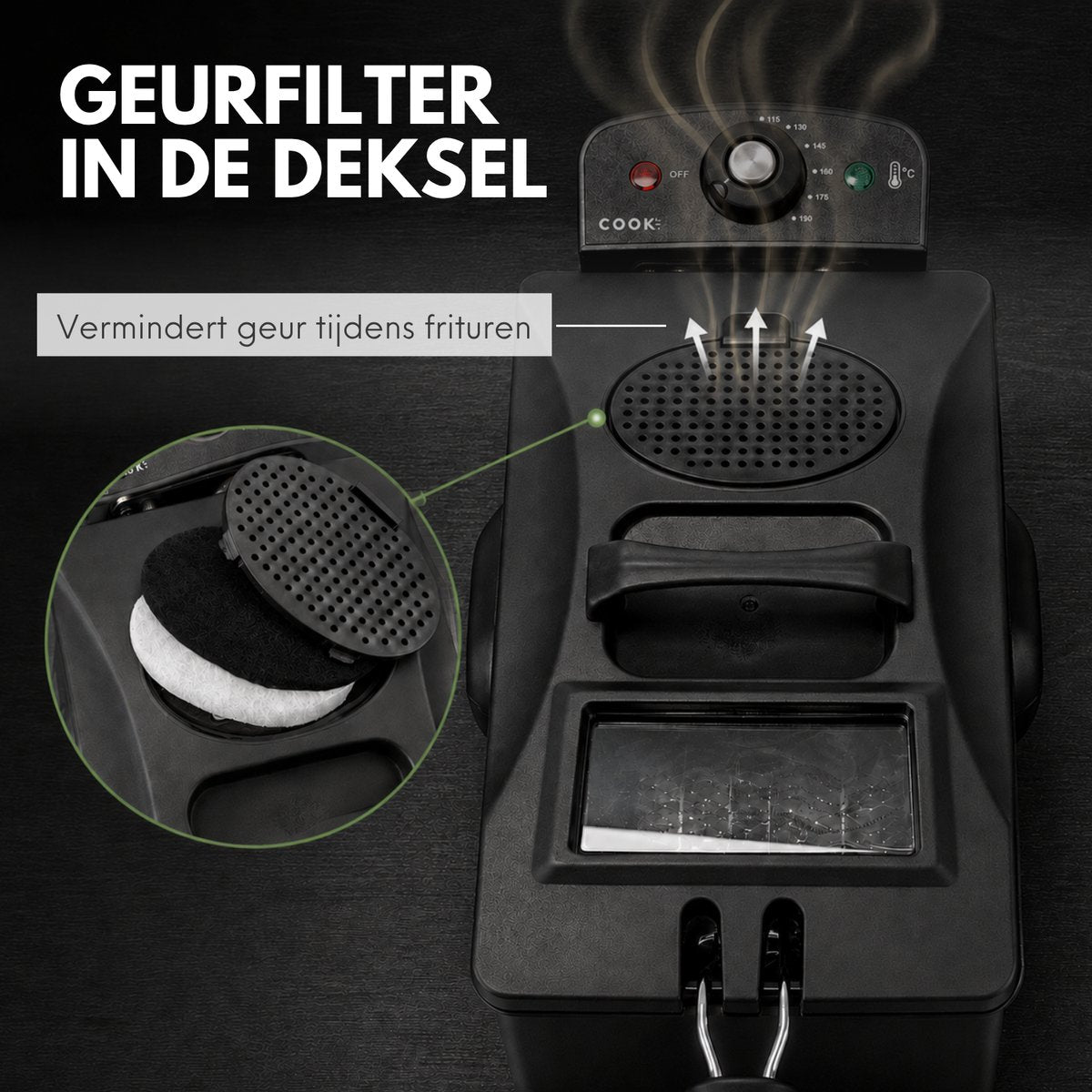 COOK-IT Frituurpan 3L