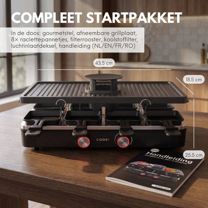 COOK-IT Gourmetstel met afzuiging