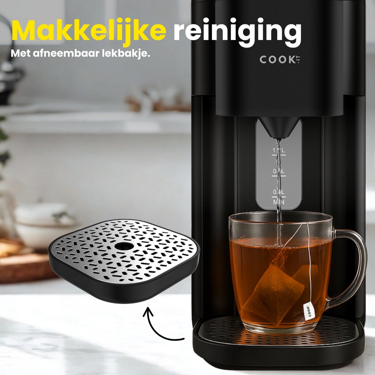 COOK-IT Heetwaterdispenser 1.5L