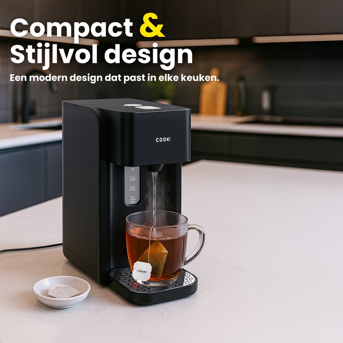 COOK-IT Heetwaterdispenser 1.5L