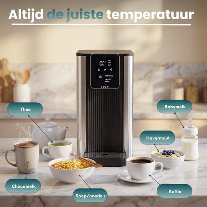 COOK-IT Heetwaterdispenser 3,8L
