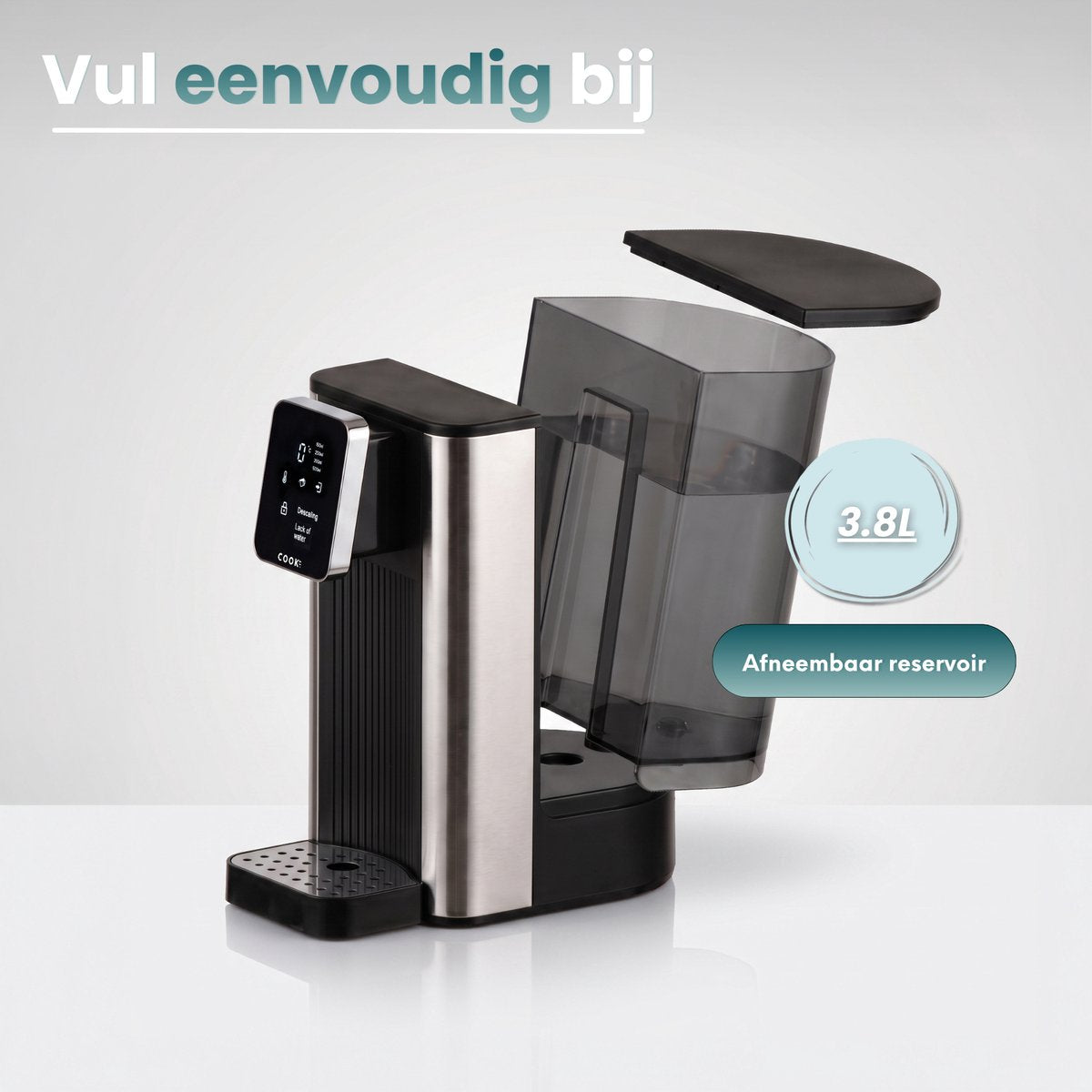 COOK-IT Heetwaterdispenser 3,8L