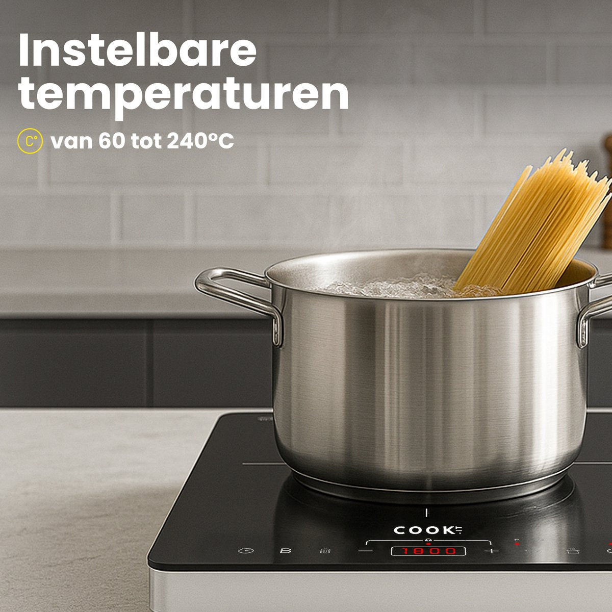 COOK-IT Inductie kookplaat 1 pit