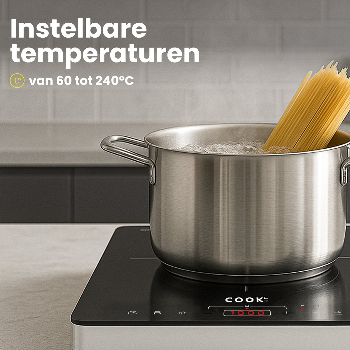 COOK-IT Inductie kookplaat 2 pits