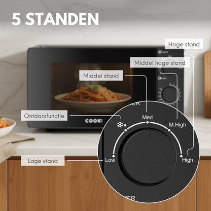 COOK-IT Vrijstaande Magnetron 20L