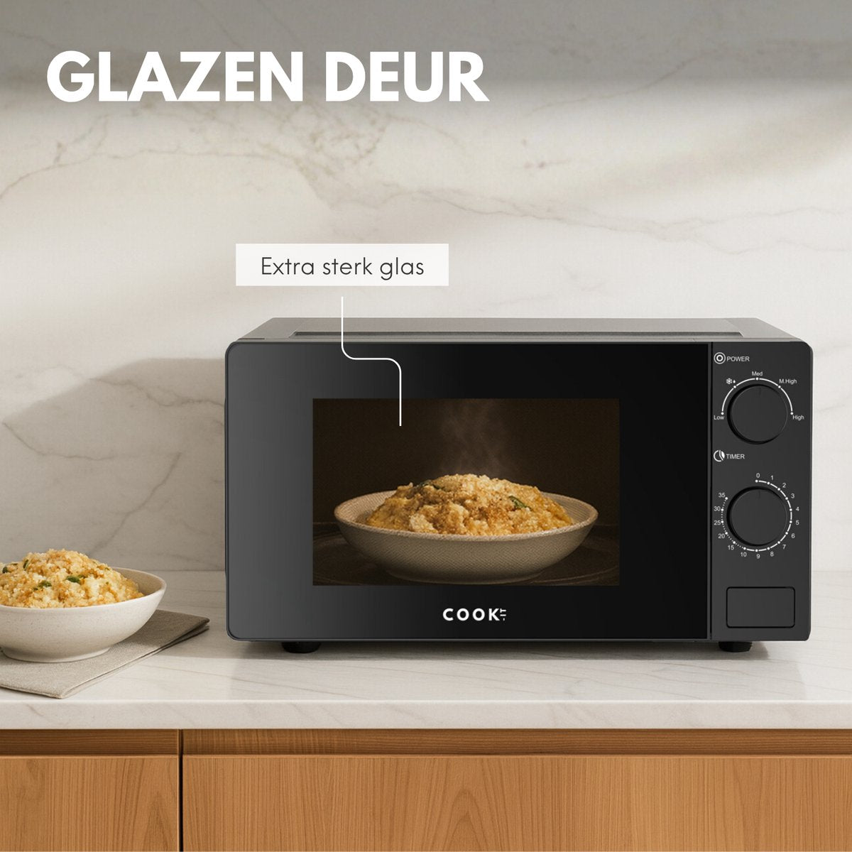 COOK-IT Vrijstaande Magnetron 20L