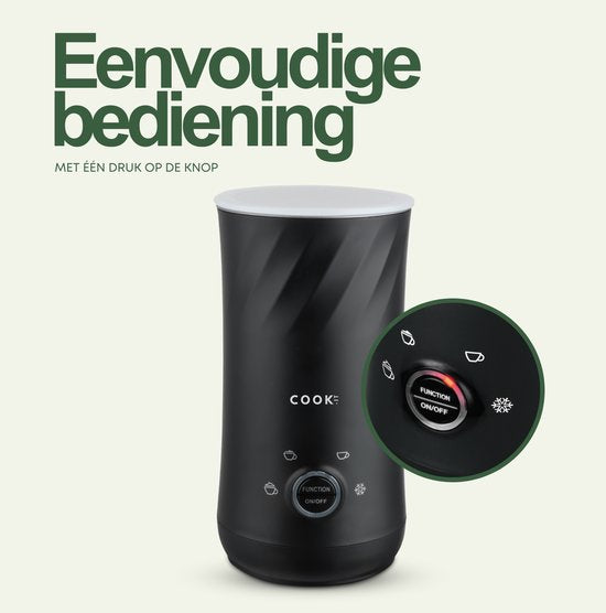 COOK-IT Elektrische Melkopschuimer 4 in 1