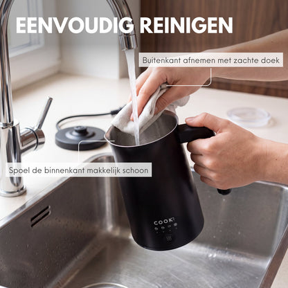 COOK-IT Elektrische Melkopschuimer 4 standen