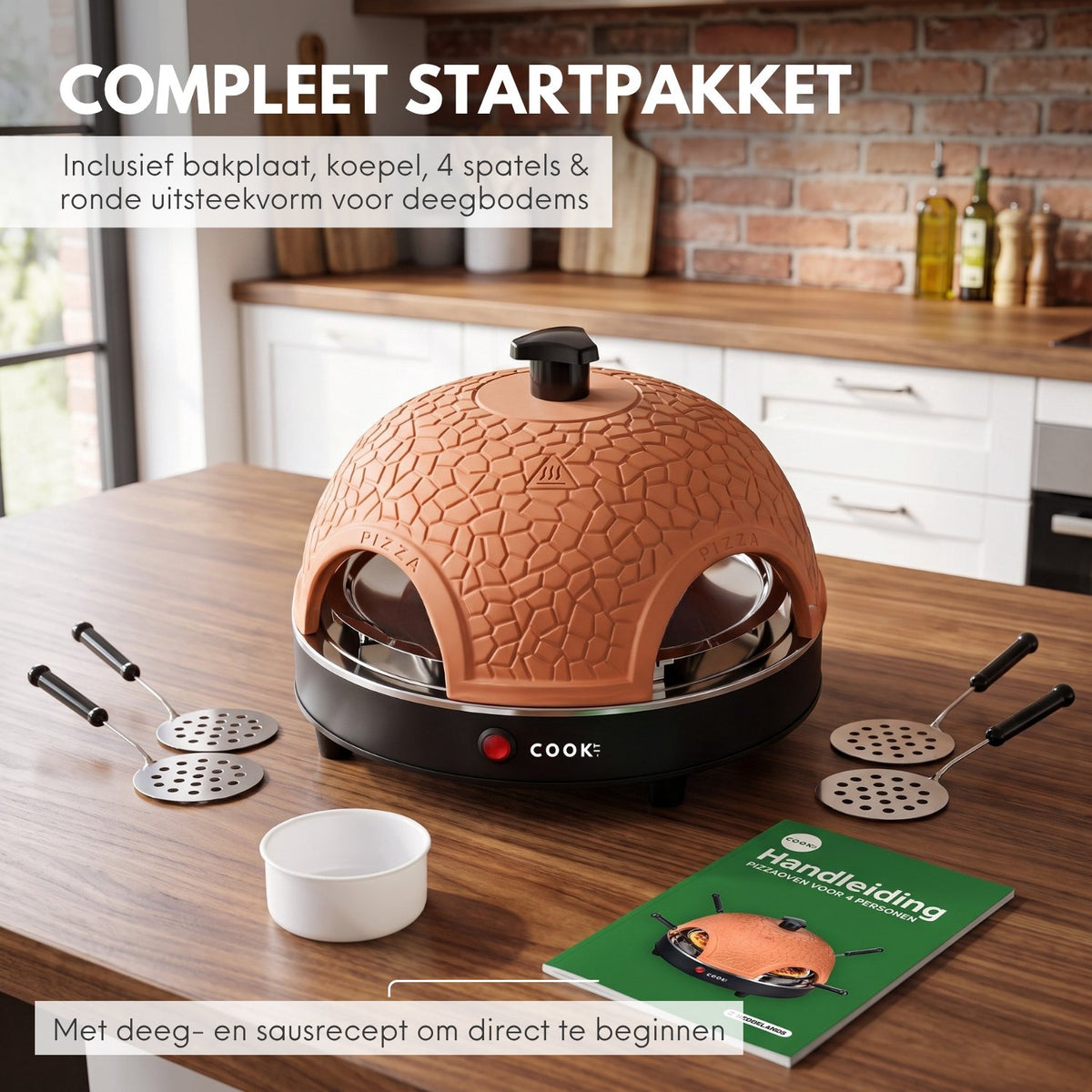 COOK-IT Pizza Oven 4 personen