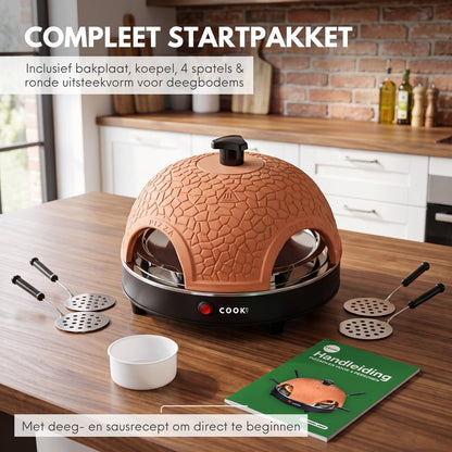 COOK-IT Pizza Oven 4 personen