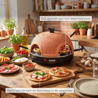COOK-IT Pizza Oven 4 personen
