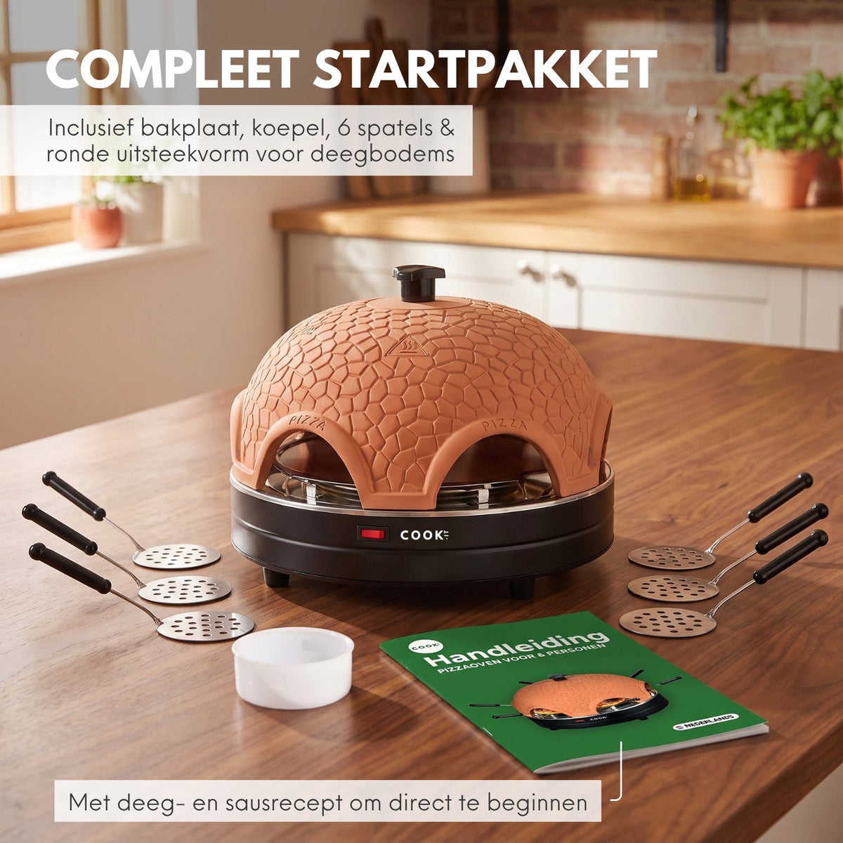 COOK-IT Pizza Oven 6 personen