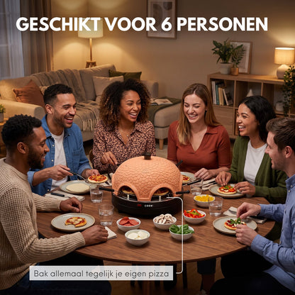 COOK-IT Pizza Oven 6 personen