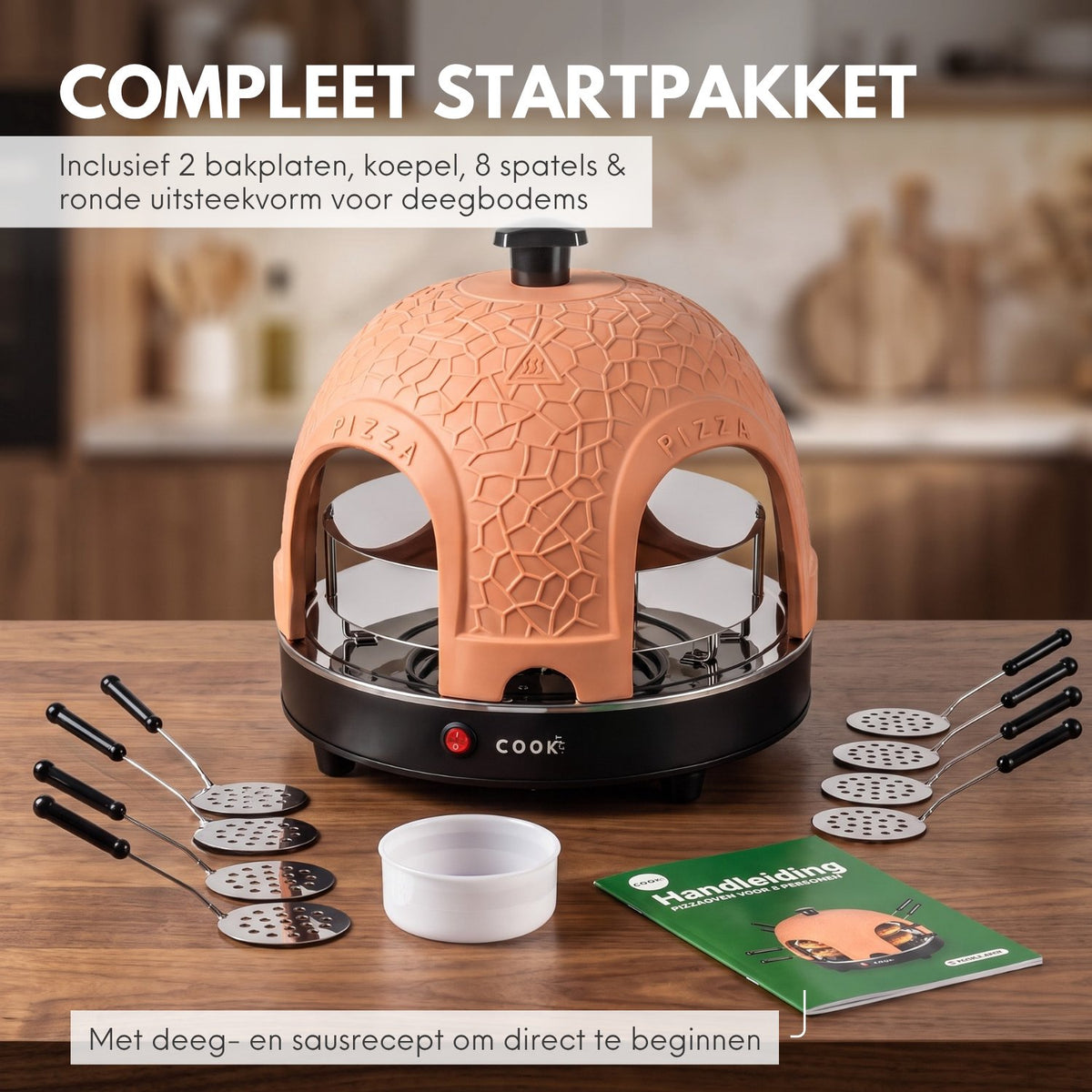COOK-IT Pizza Oven 8 personen