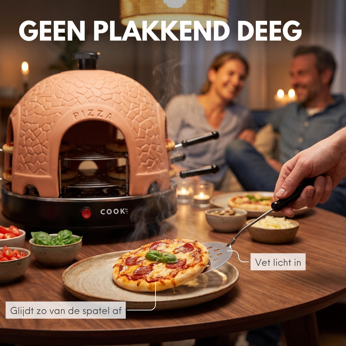 COOK-IT Pizza Oven 8 personen