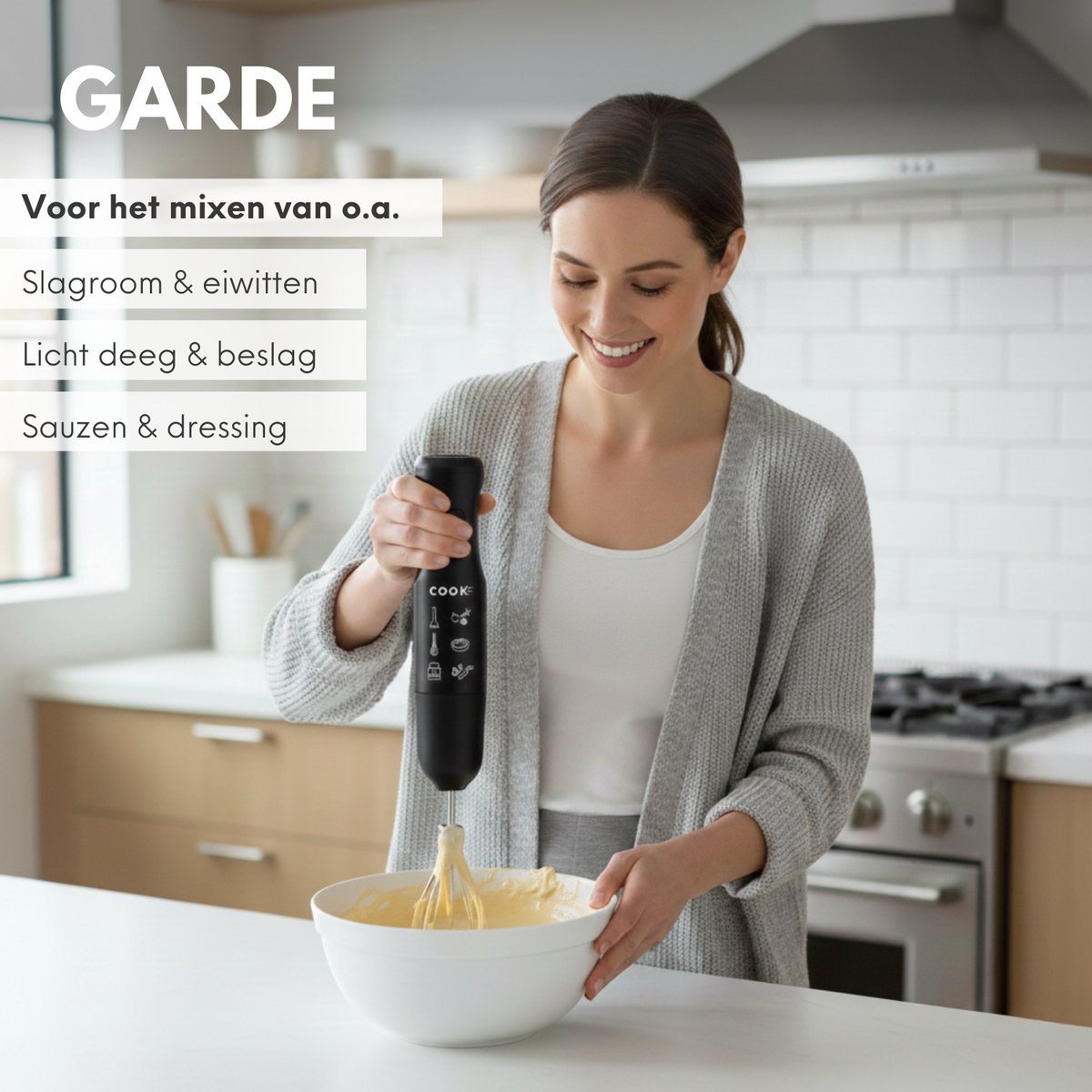 COOK-IT 3-in-1 Staafmixer