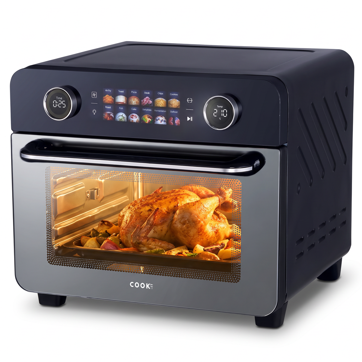 Airfryer Oven - 25L - 12 Programma's - 35 tot 230 Graden - Hetelucht friteuse - 2250W