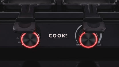 COOK-IT Gourmetstel met Afzuiging – 8 Gourmetpannetjes – 1400W – Regelbare Temperatuur