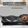 COOK-IT 2 Pits Elektrische Kookplaat - Heerlijk en snel eten bereiden