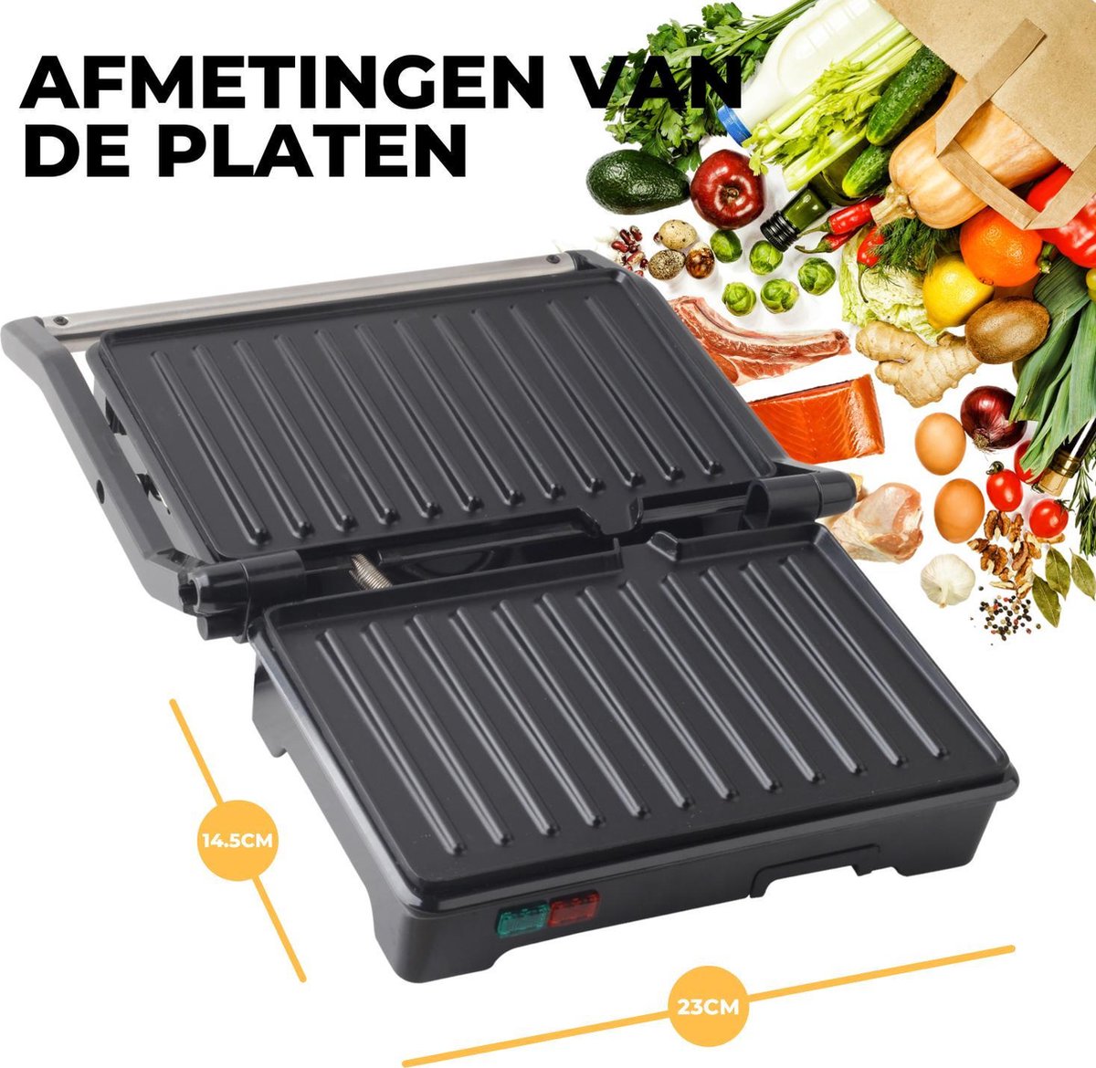 definitief halen bodem COOK-IT Tosti Apparaat met Anti-Aanbaklaag – Cook-it®